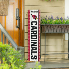 47" Double Sided Leaner, Arizona Cardinals, Christmas