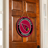 Arizona Cardinals Round Door Décor with Hanging Rope, 18x18