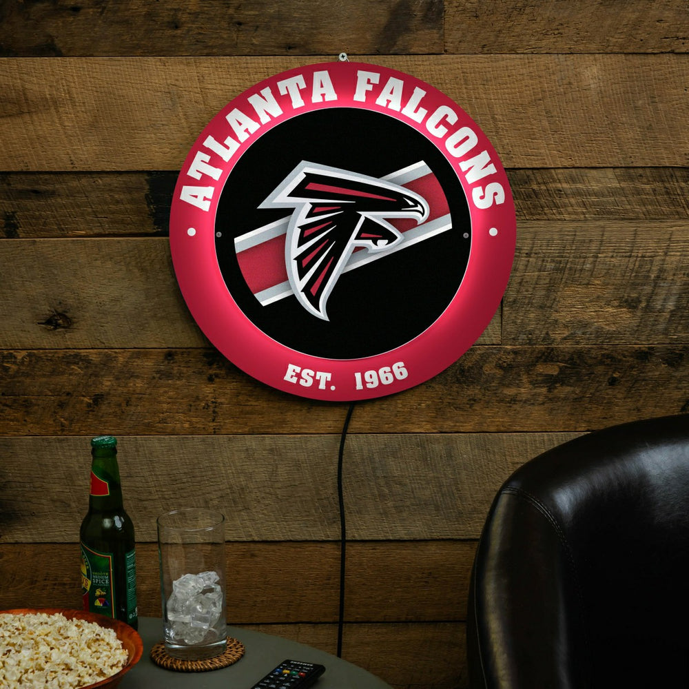 Atlanta Falcons, Metal Lite, Round