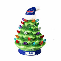 8" LED Ceramic Christmas Tree, Buffalo Bills