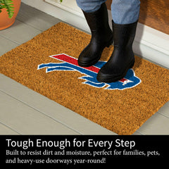 Coir Mat, 16"x28", Buffalo Bills
