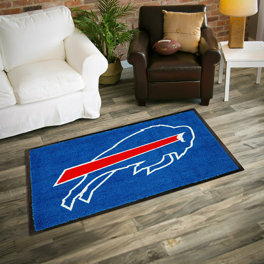 3'x5' Large USA Indoor Outdoor Entryway Mat, Buffalo Bills