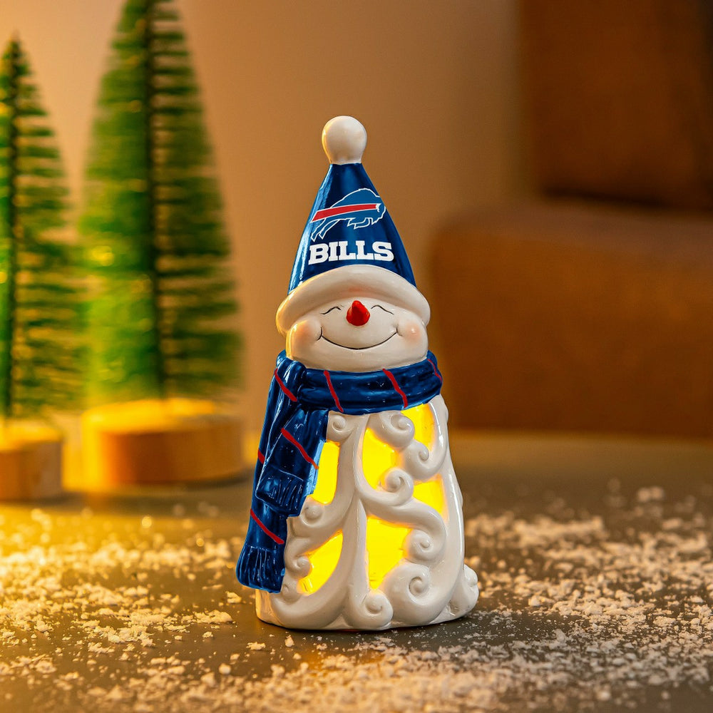 Buffalo Bills Snowman LED Statuary, 8"