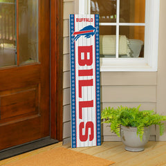 47" Double Sided Leaner, Buffalo Bills, Christmas