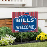 Buffalo Bills Coroplast Yard Sign, "Fans Welcome"