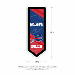LED Wall Decor, Pennant, Buffalo Bills