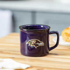 Baltimore Ravens Ceramic Camp Cup with Enamel Finish, 14oz
