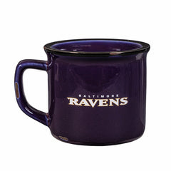 Baltimore Ravens Ceramic Camp Cup with Enamel Finish, 14oz