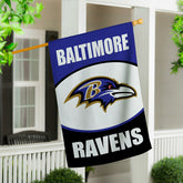 Baltimore Ravens Suede House Flag
