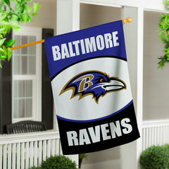 Baltimore Ravens Suede House Flag