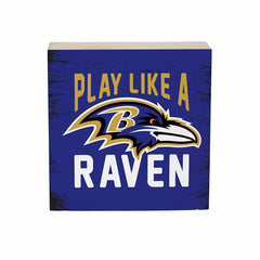 Baltimore Ravens Plock, Down Home Fans, 6x6