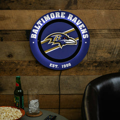 Baltimore Ravens, Metal Lite, Round