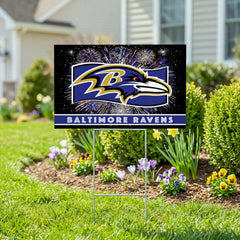 Baltimore Ravens Yard Sign, Patriotic