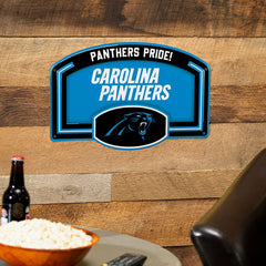 Carolina Panthers USA Embossed Steel Wall Sign, 11" x 17"