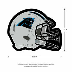 LED Wall Decor, Helmet, Carolina Panthers