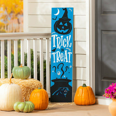 Carolina Panthers 47" Double Sided Leaner, Halloween