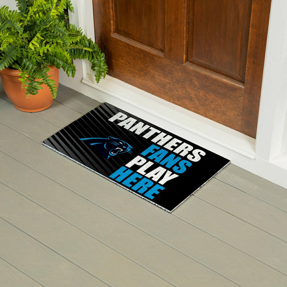 Carolina Panthers Fan Mat, 28"x16"