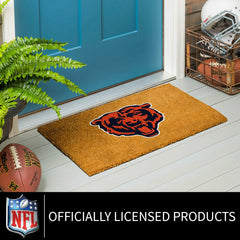 Coir Mat, 16"x28", Chicago Bears