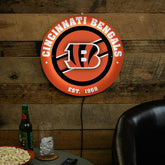 Cincinnati Bengals, Metal Lite, Round