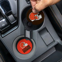 Cleveland Browns Car Coaster Set, 2pc