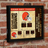 Scoreboard Wall Clock, Cleveland Browns