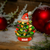 Cleveland Browns 4" Mini LED Tabletop Christmas Tree, Set of 2