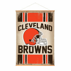 Cleveland Browns, Canvas Wall Tapestry, Large, 54x36