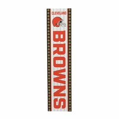 Cleveland Browns Christmas Double Sided Large Leaner, 47"