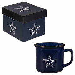 Dallas Cowboys Ceramic Camp Cup with Enamel Finish, 14oz