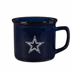 Dallas Cowboys Ceramic Camp Cup with Enamel Finish, 14oz