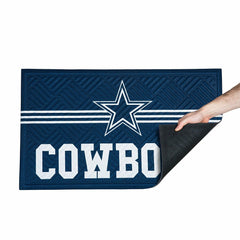 Embossed Mat, Cross Hatch, Dallas Cowboys