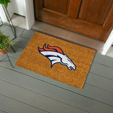 Coir Mat, 16"x28", Denver Broncos