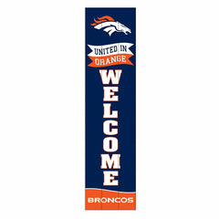 Denver Broncos Large Single Sided Leaner, 46"