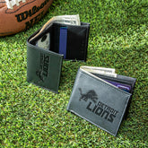 Detroit Lions, Bi-Fold and Tri-Fold Wallet Gift Set, Black