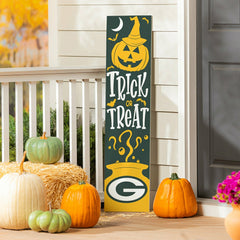 47" Double Sided Leaner, Green Bay Packers, Halloween