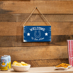 Indianapolis Colts Wood Wall Sign, 6x11