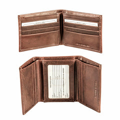 Indianapolis Colts, Bi-Fold and Tri-Fold Wallet Gift Set, Brown