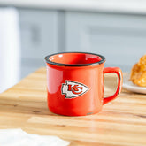 Kansas City Chiefs Ceramic Camp Cup with Enamel Finish, 14oz