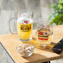 Kansas City Chiefs, Stemless 17OZ Wine & Beer 16 OZ Gift Set