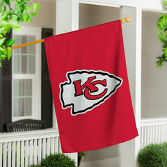 Kansas City Chiefs Applique House Flag