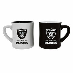 Las Vegas Raiders 10oz Ceramic Cup Set, 2pc