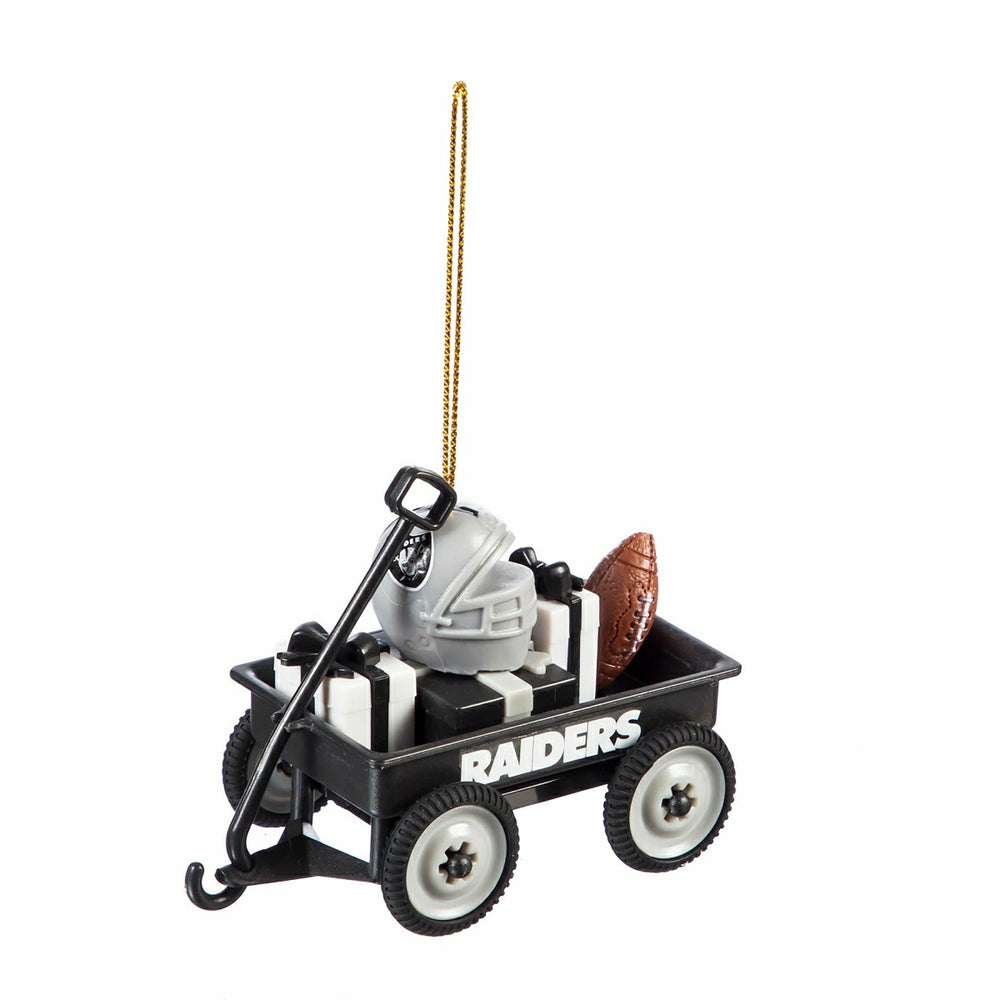 Oakland Raiders Team Wagon Ornament