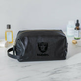 Las Vegas Raiders, Embossed Toiletry Bag, Black
