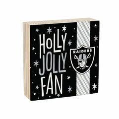 Las Vegas Raiders Block, Holiday, 6x6