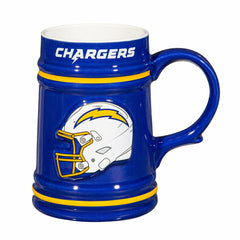 Los Angeles Chargers Ceramic Stein Cup, 24oz