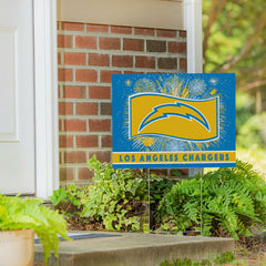 Los Angeles Chargers Yard Sign, Patriotic