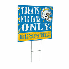 Los Angeles Chargers Yard Sign, Halloween Treats for Fans