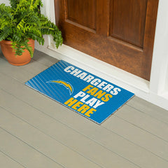 Los Angeles Chargers Fan Mat, 28"x16"