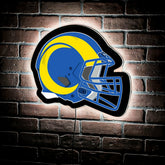 LED Wall Decor, Helmet, Los Angeles Rams