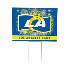 Los Angeles Rams Yard Sign, Patriotic